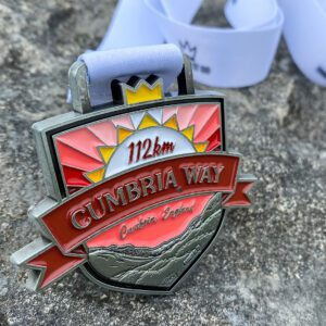 Celebrate completing the 112km Cumbria Way Route with a medal from Cumbrian Business You've Earned It.